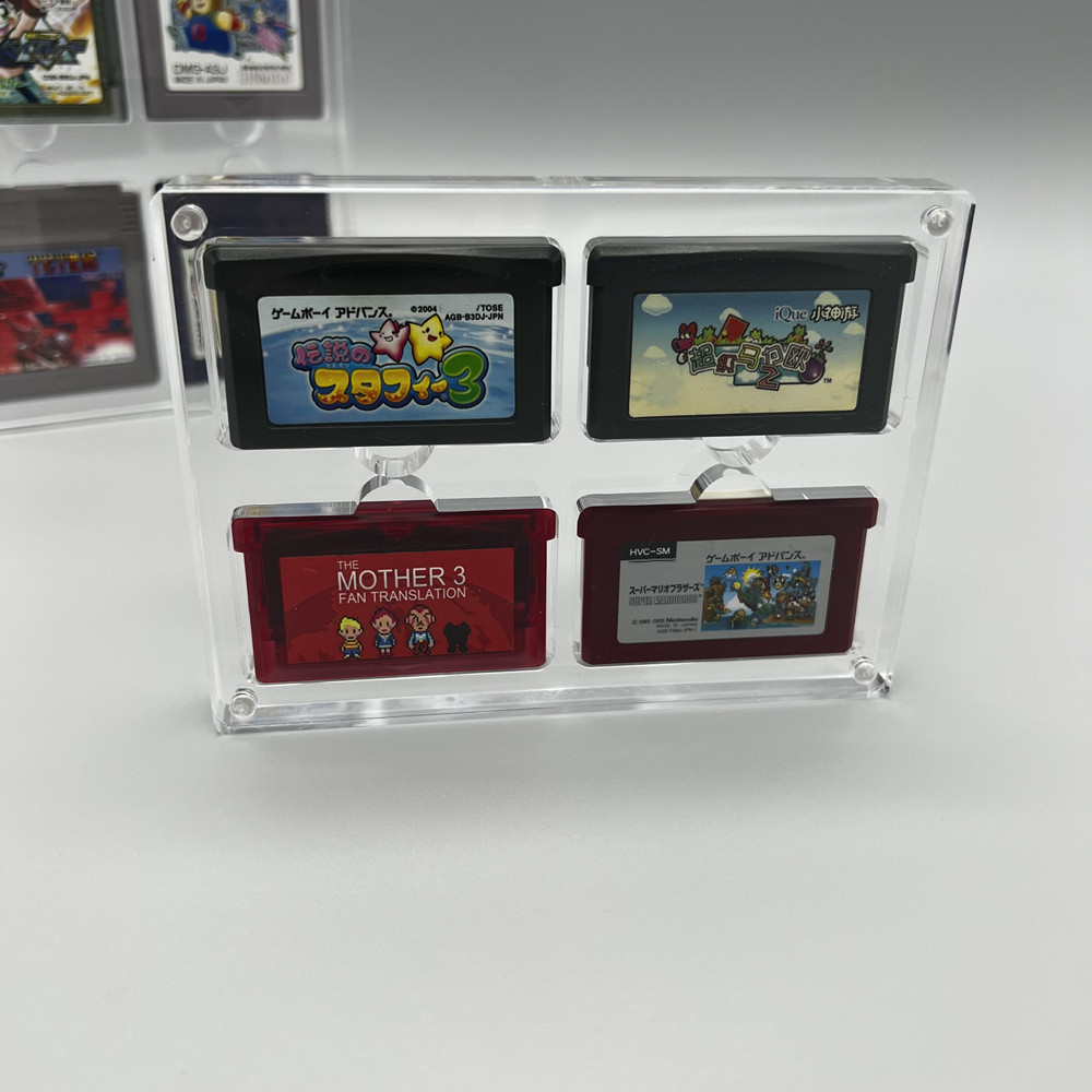 Game Boy Cartridge Holder - Độ Trong Suốt Cao Acrylic Hút