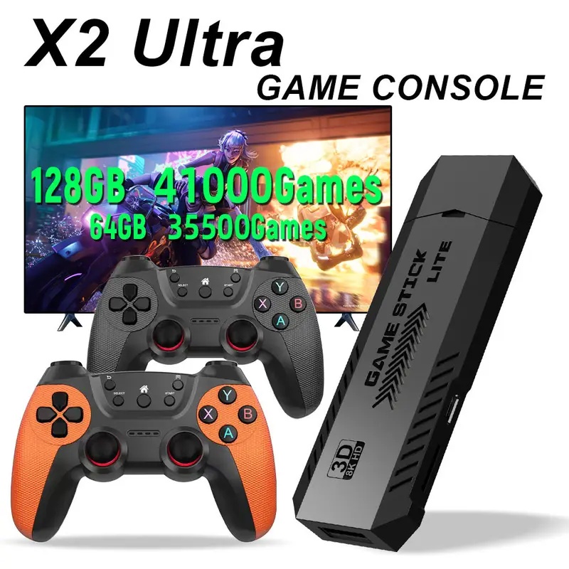Retro Gaming N64 - X2 Ultra Pro Retro Game Stick