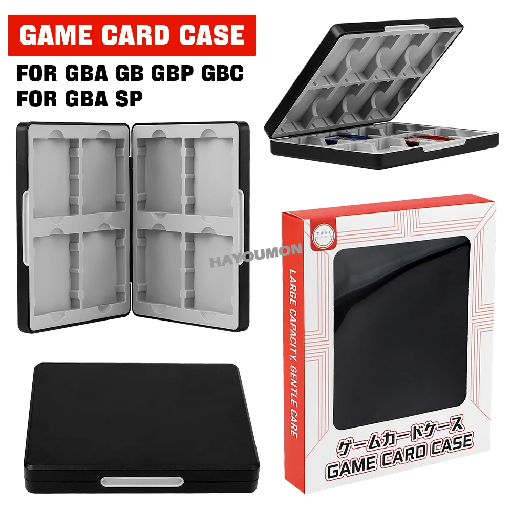 Game Boy Cartridge Holder - 8-in-1 Magnetic Game Cartridge Storage Case