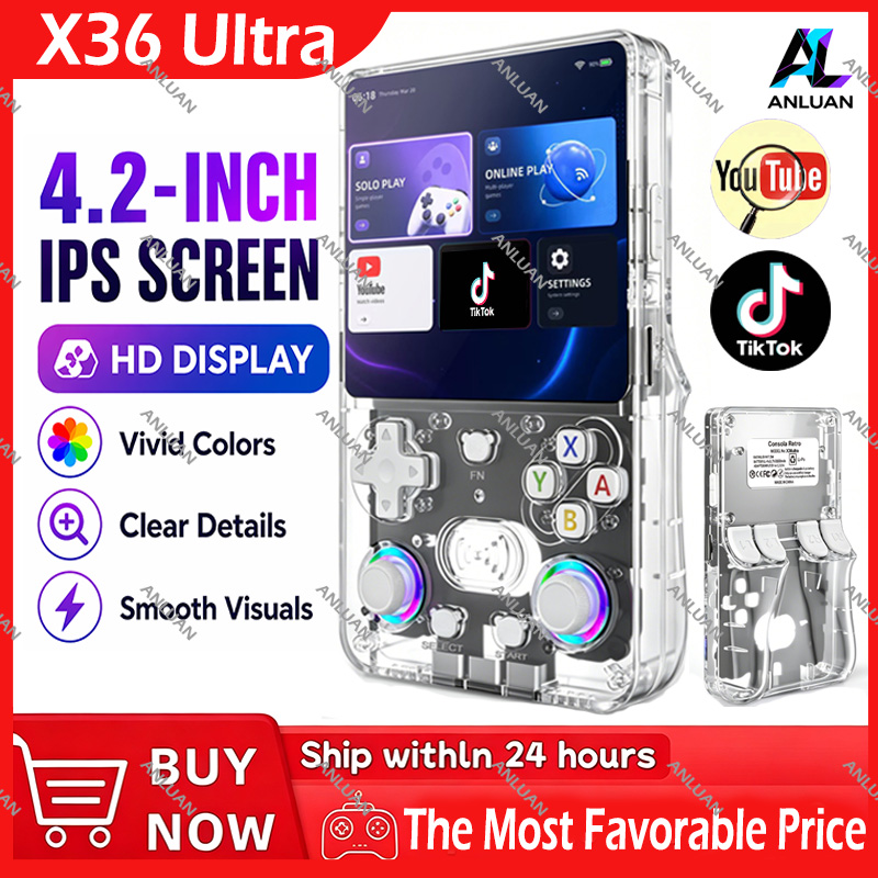 Retro Gaming Emulator - X36 Ultra All-In-One Retro Handheld Game