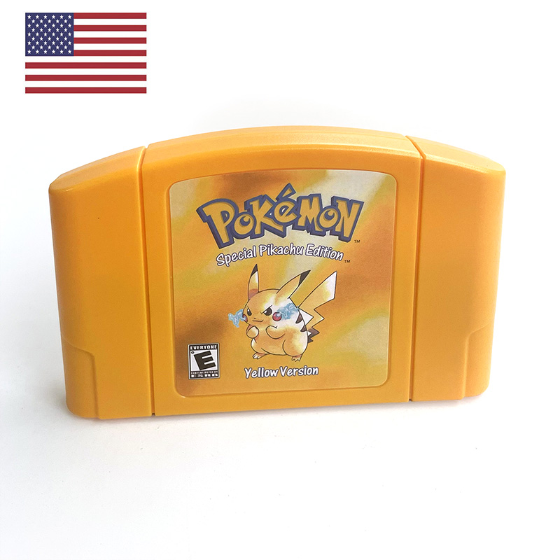Retro Gaming N64 - USA NTSC Version English Pokemon Yellow