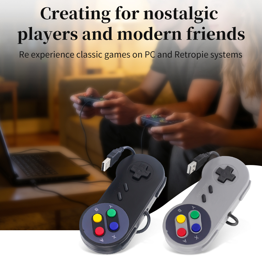 Retro Gaming With Raspberry Pi - USB Retro Gamepad for PC NESPi