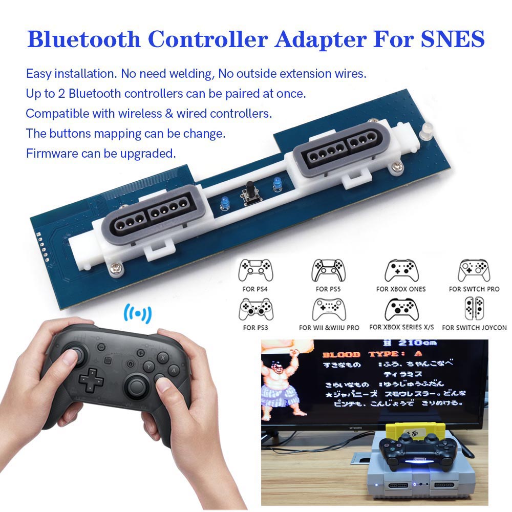 Retro Gaming Xbox One - Retro Receiver For US SNES Bluetooth