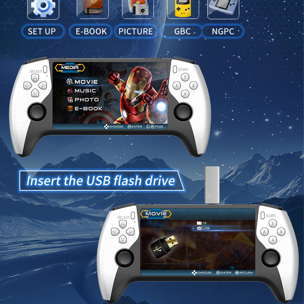 2026 New SF3500 5 Inch Handhel - đánh giá và giá Retro Gaming Emulator