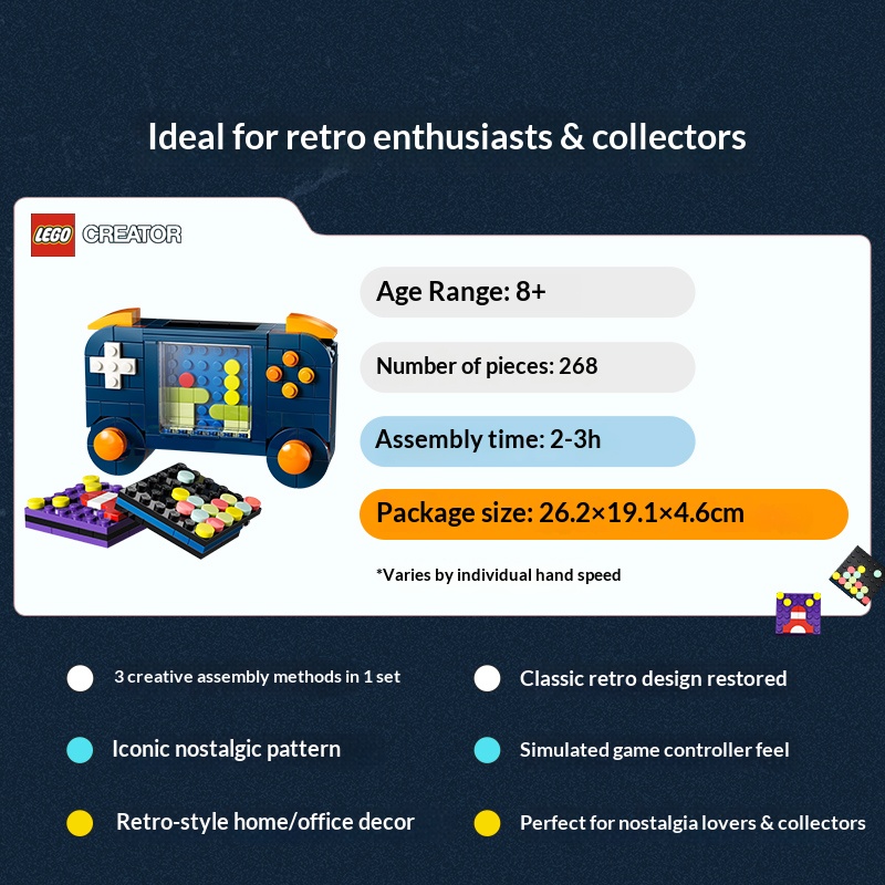 LEGO Creator 3in1 Building Blo - đánh giá và giá Retro Gaming Handheld