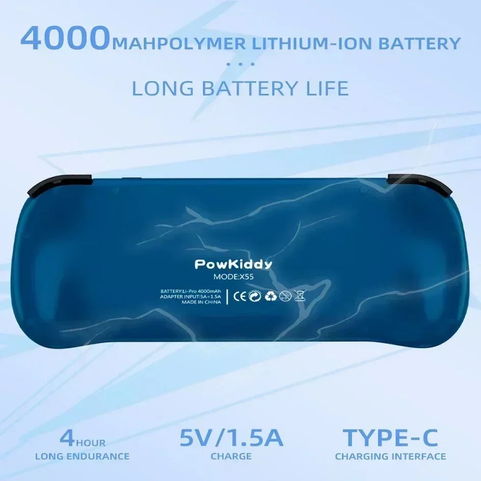 POWKIDDY X55 Handheld Game Con - đánh giá và giá Retro Gaming N64