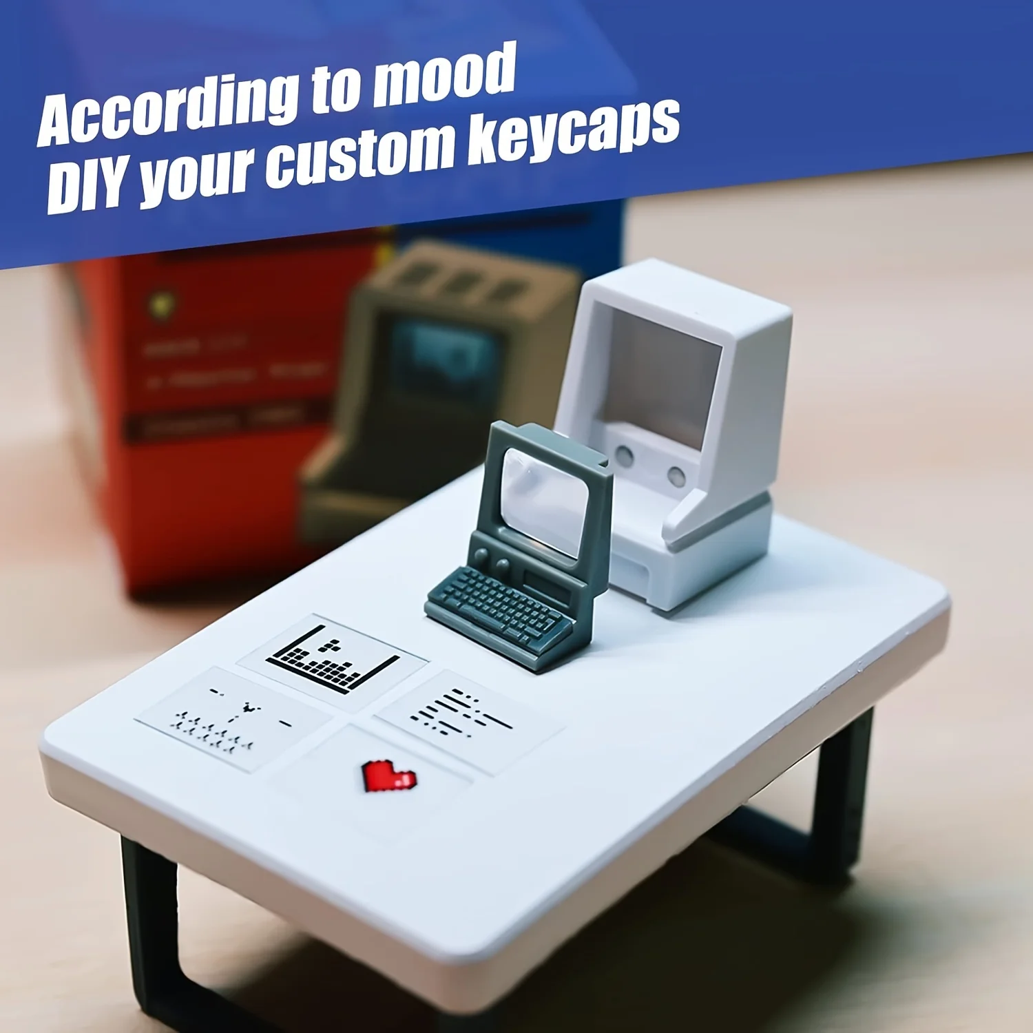 Retro Mac-Inspired Keycaps Dou - đánh giá và giá Retro Gaming Keycaps