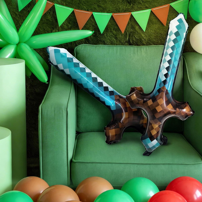 8Pcs Pixel Inflatable Sword My - đánh giá và giá Retro Gaming Event