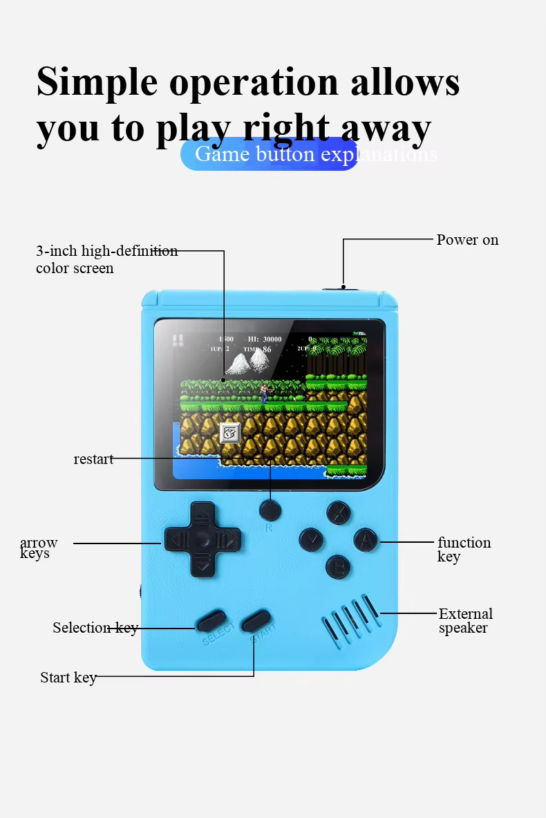 400 In 1 MINI Games Handheld G - đánh giá và giá Retro Gaming Os