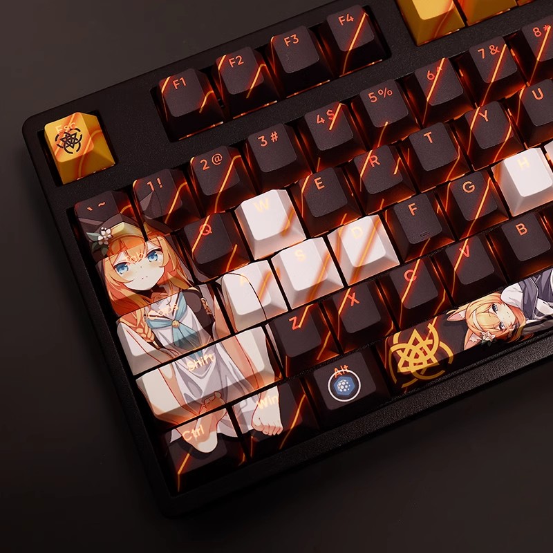 108 Keys/set Blue Archive Loch - đánh giá và giá Retro Gaming Keycaps
