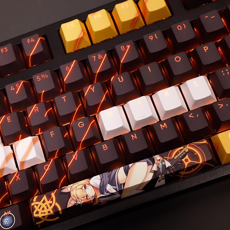 108 Keys/set Blue Archive Loch - đánh giá và giá Retro Gaming Keycaps