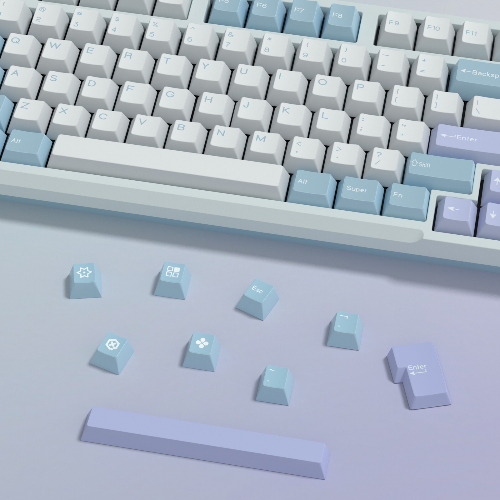 KBDiy GMK Illusion Keycap Cher - đánh giá và giá Retro Gaming Keycaps