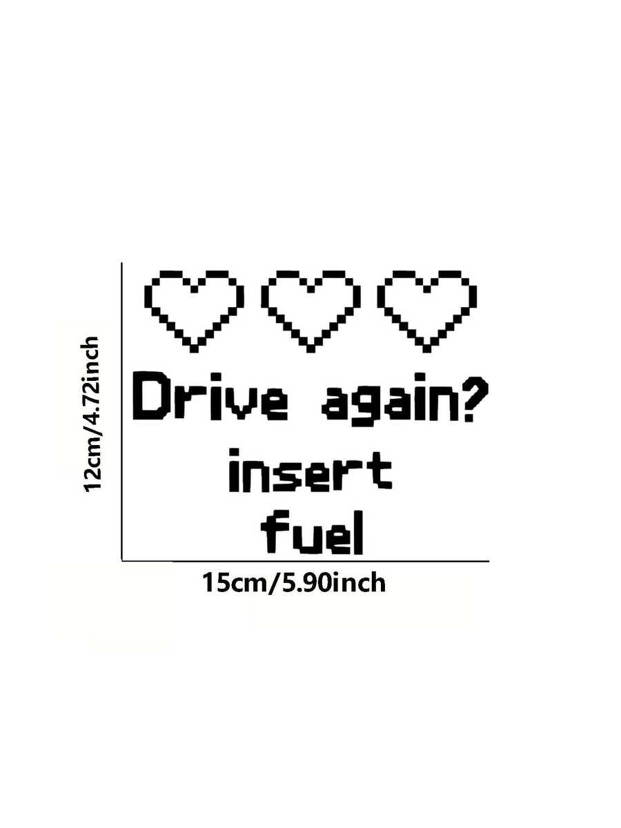 Drive Again Insert Fuel Vinyl  - đánh giá và giá Retro Gaming Words
