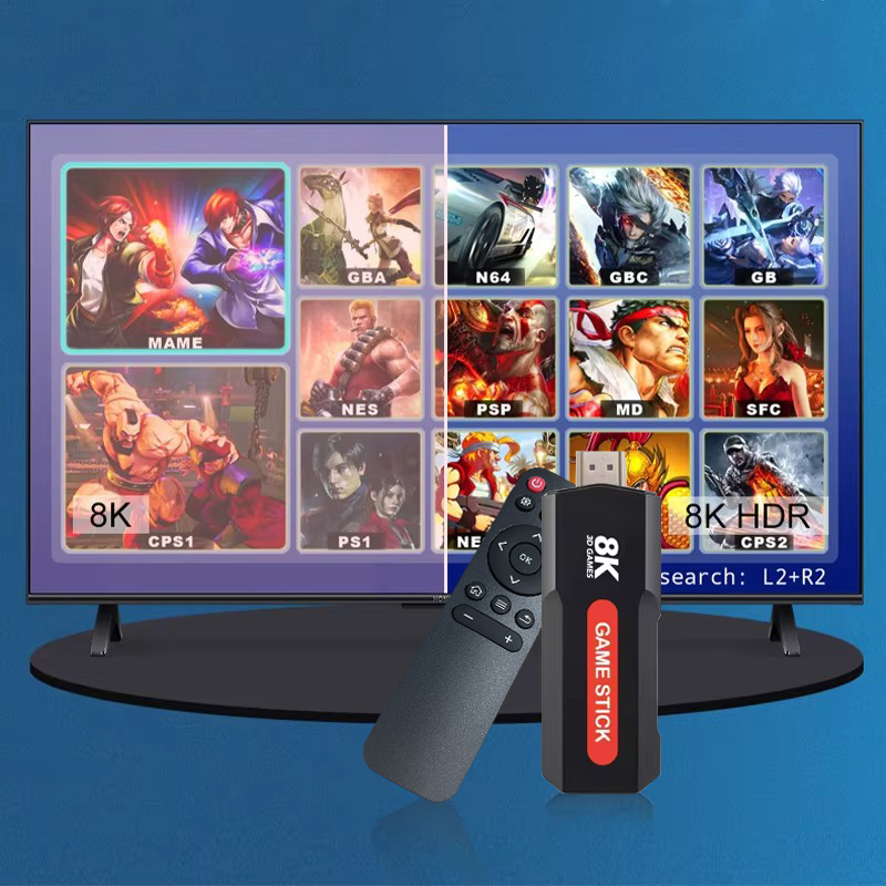 X2 Game Stick HD 4K 8K 3D Cons - đánh giá và giá Retro Gaming Os