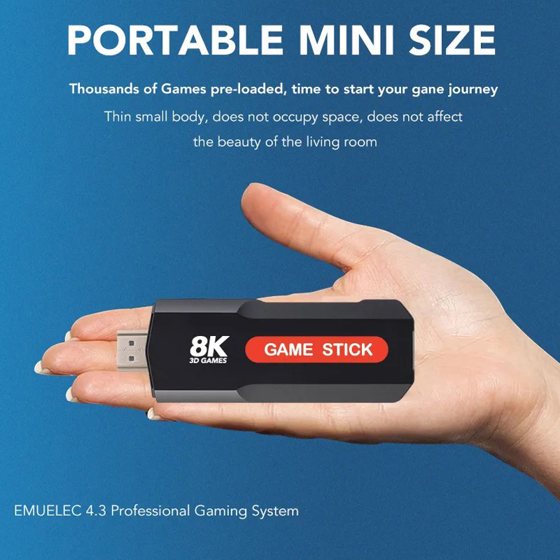 X2 Game Stick HD 4K 8K 3D Cons - đánh giá và giá Retro Gaming Os